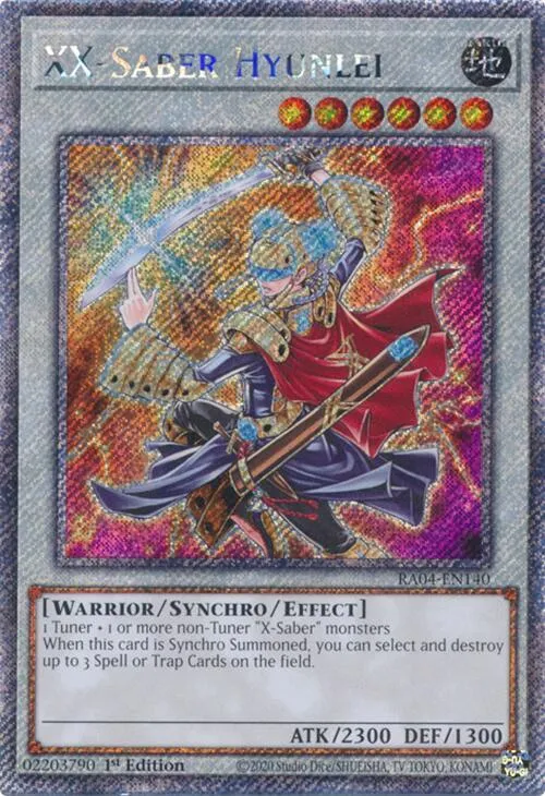 XX-Saber Hyunlei - Platinum Secret Rare
