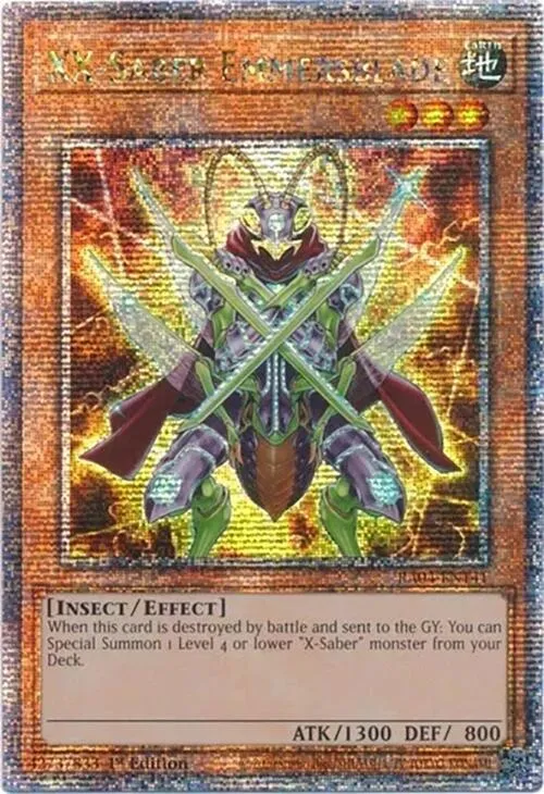 XX-Saber Emmersblade - Quarter Century Secret Rare