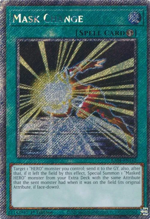 Mask Change - Platinum Secret Rare