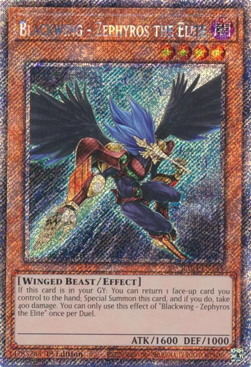 Blackwing - Zephyros the Elite - Platinum Secret Rare
