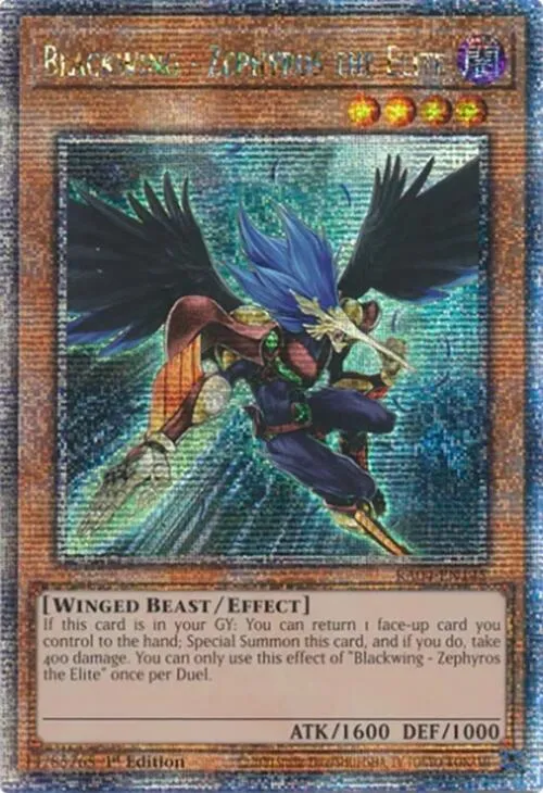 Blackwing - Zephyros the Elite - Quarter Century Secret Rare