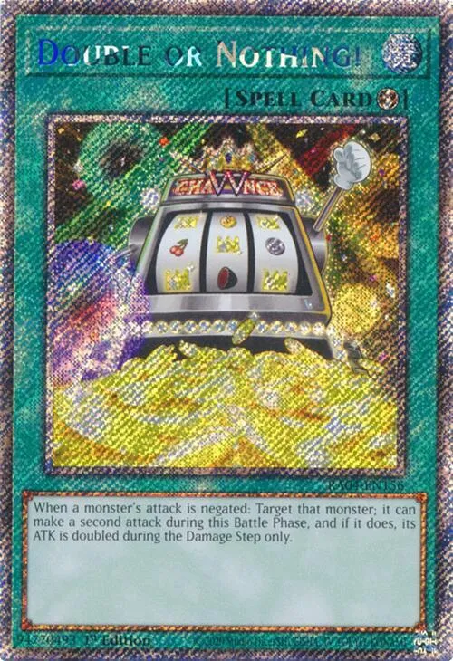 Double or Nothing! - Platinum Secret Rare