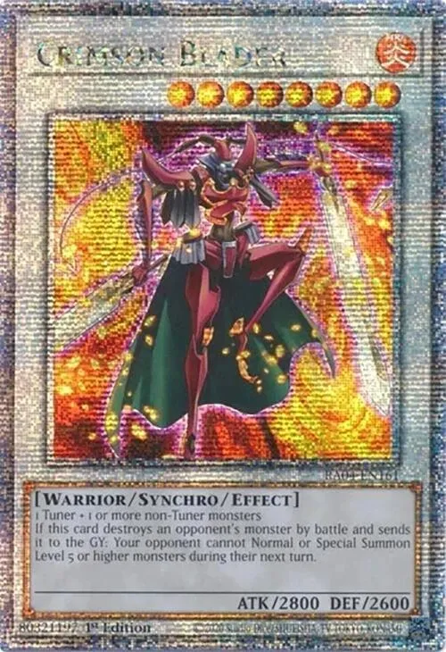 Crimson Blader - Quarter Century Secret Rare