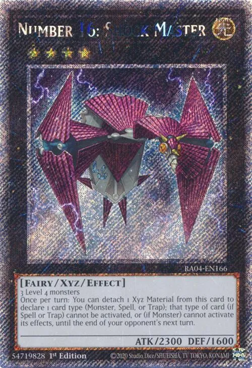 Number 16: Shock Master - Platinum Secret Rare