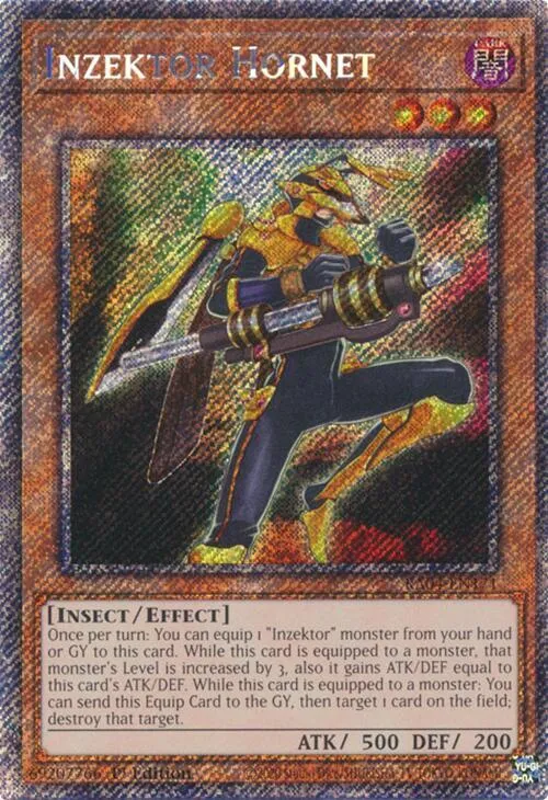 Inzektor Hornet - Platinum Secret Rare