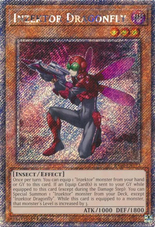 Inzektor Dragonfly - Platinum Secret Rare