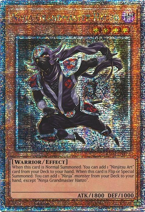 Ninja Grandmaster Hanzo - Quarter Century Secret Rare