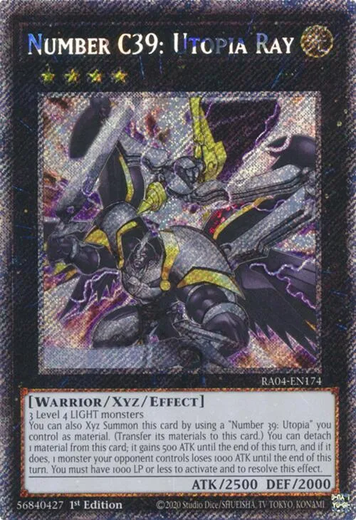 Number C39: Utopia Ray - Platinum Secret Rare