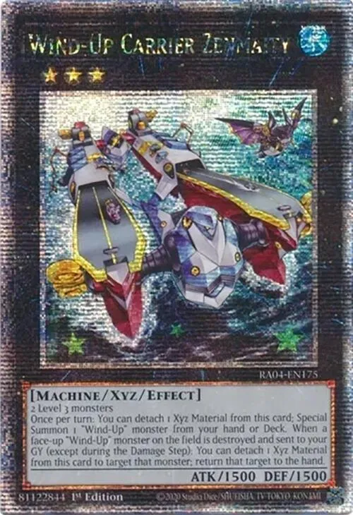 Wind-Up Carrier Zenmaity - Quarter Century Secret Rare