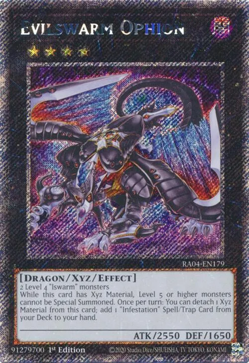 Evilswarm Ophion - Platinum Secret Rare
