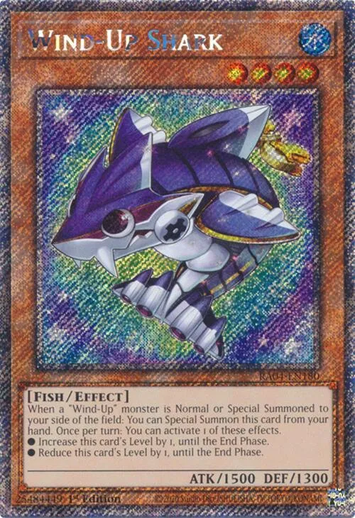 Wind-Up Shark - Platinum Secret Rare