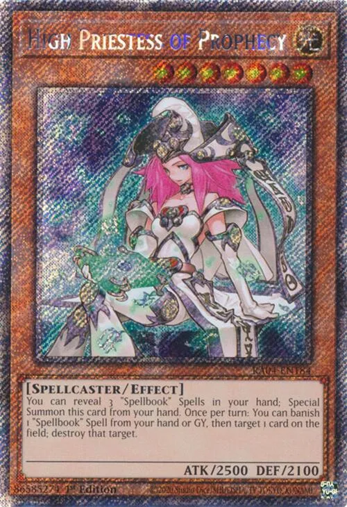 High Priestess of Prophecy - Platinum Secret Rare