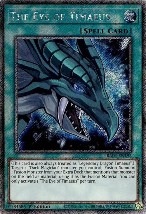 The Eye of Timaeus - Platinum Secret Rare