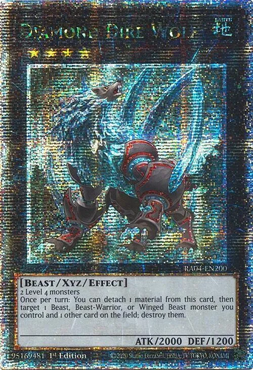 Diamond Dire Wolf - Quarter Century Secret Rare