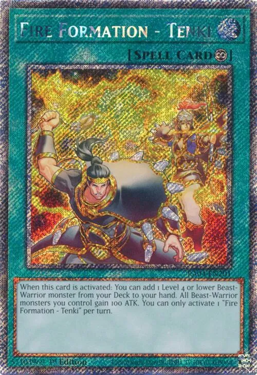 Fire Formation - Tenki - Platinum Secret Rare