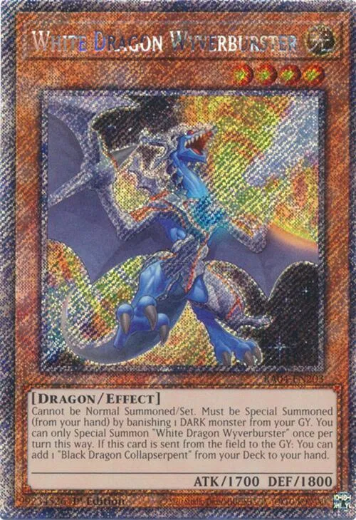 White Dragon Wyverburster - Platinum Secret Rare