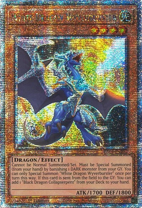 White Dragon Wyverburster - Quarter Century Secret Rare