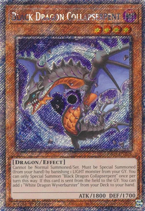 Black Dragon Collapserpent - Platinum Secret Rare