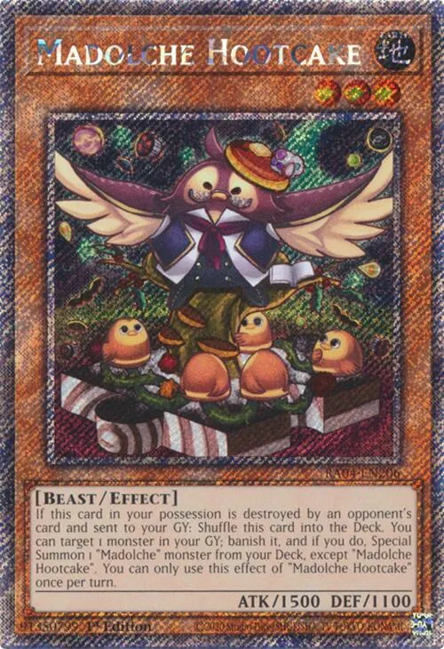 Madolche Hootcake - Platinum Secret Rare