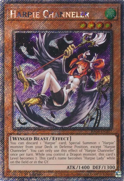 Harpie Channeler - Platinum Secret Rare