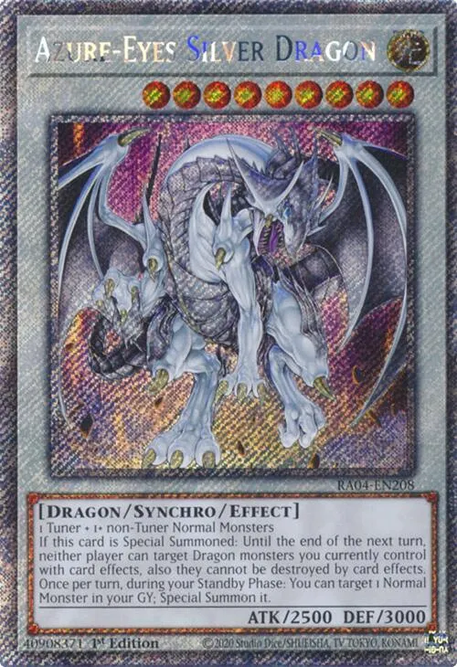 Azure-Eyes Silver Dragon - Platinum Secret Rare