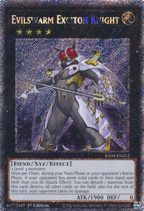 Evilswarm Exciton Knight - Platinum Secret Rare