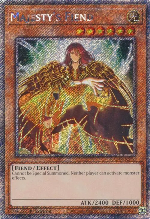 Majesty's Fiend - Platinum Secret Rare