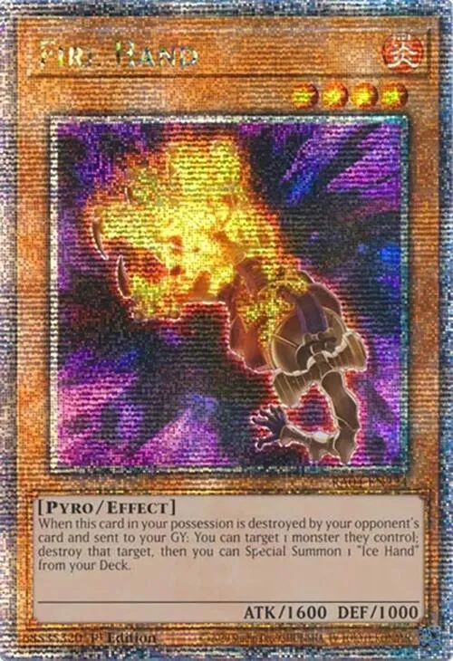 Fire Hand - Quarter Century Secret Rare