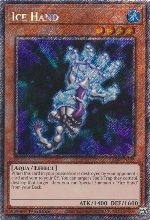 Ice Hand - Platinum Secret Rare