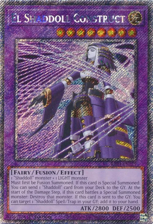 El Shaddoll Construct - Platinum Secret Rare Alternate
