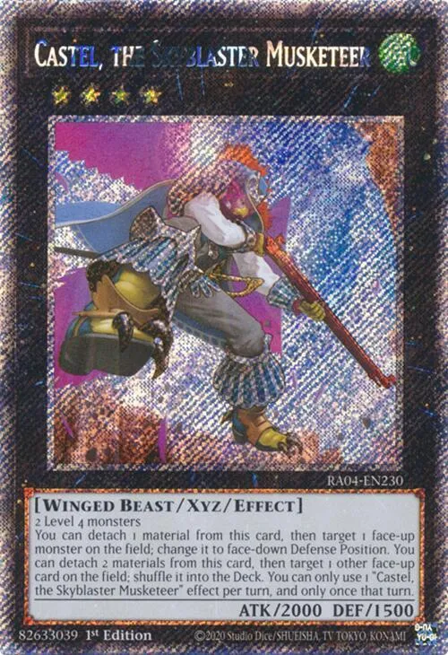 Castel, the Skyblaster Musketeer - Platinum Secret Rare