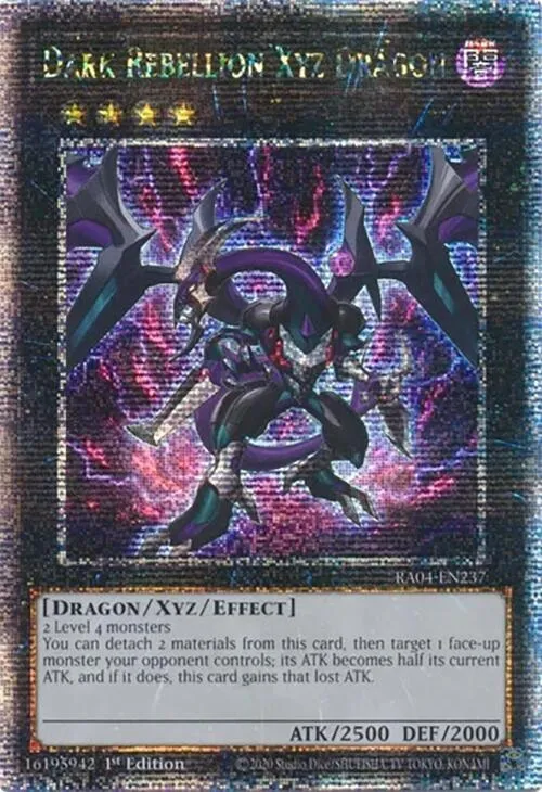 Dark Rebellion Xyz Dragon - Quarter Century Secret Rare