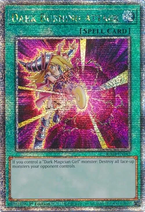 Dark Burning Attack - Quarter Century Secret Rare