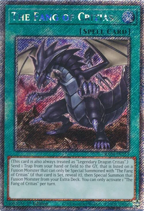 The Fang of Critias - Platinum Secret Rare