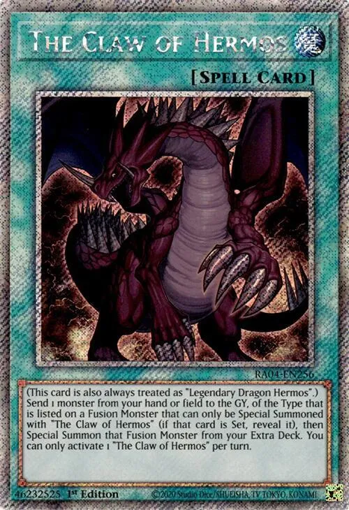 The Claw of Hermos - Platinum Secret Rare