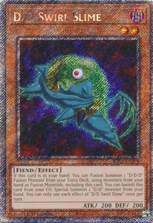 D/D Swirl Slime - Platinum Secret Rare
