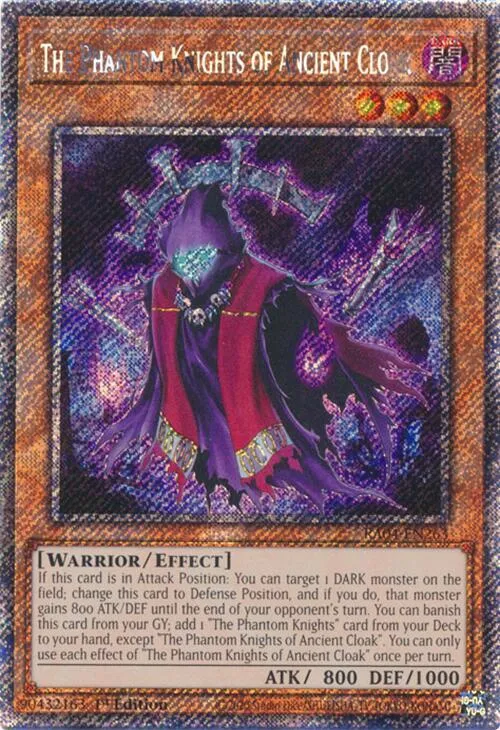 The Phantom Knights of Ancient Cloak - Platinum Secret Rare