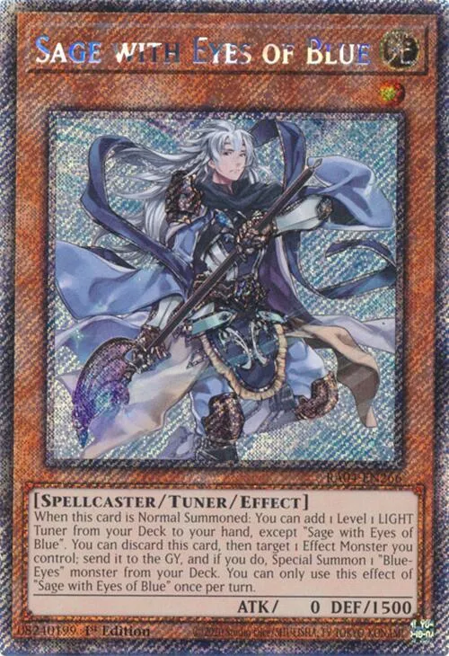Sage with Eyes of Blue - Platinum Secret Rare