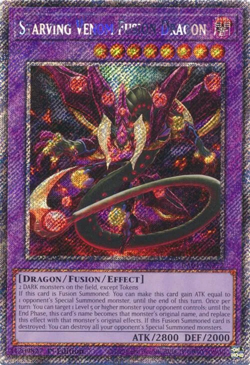 Starving Venom Fusion Dragon - Platinum Secret Rare