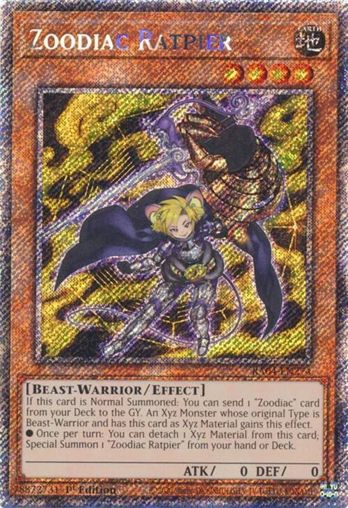 Zoodiac Ratpier - Platinum Secret Rare