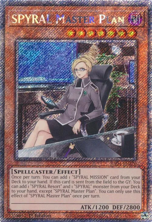 SPYRAL Master Plan - Platinum Secret Rare