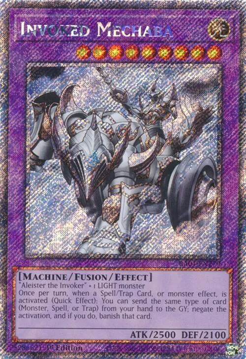 Invoked Mechaba - Platinum Secret Rare