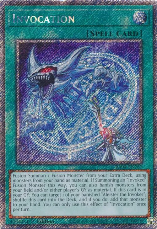 Invocation - Platinum Secret Rare