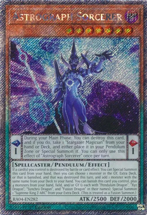 Astrograph Sorcerer - Platinum Secret Rare