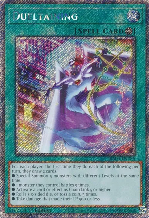 Dueltaining - Platinum Secret Rare