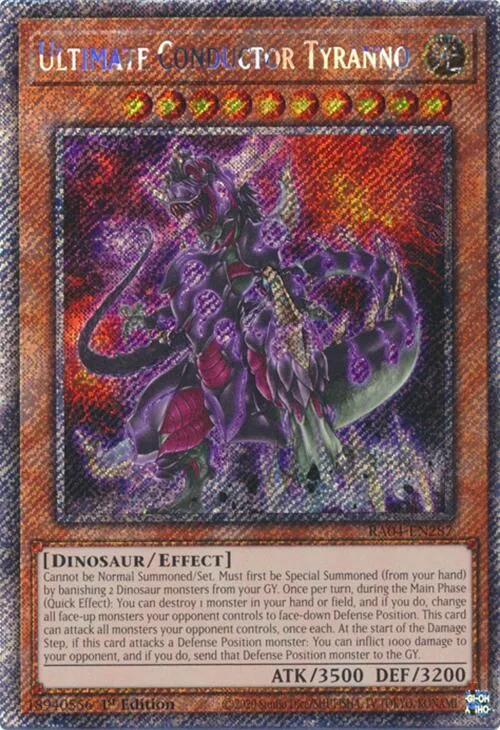 Ultimate Conductor Tyranno - Platinum Secret Rare