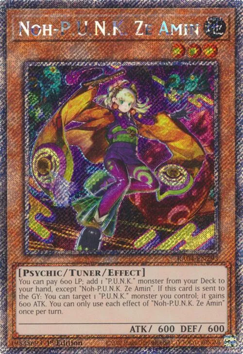 Noh-P.U.N.K. Ze Amin - Platinum Secret Rare