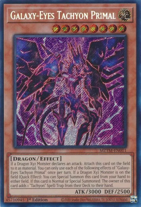 Galaxy-Eyes Tachyon Primal - 1st Edition