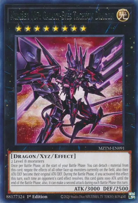 Number 107: Galaxy-Eyes Tachyon Dragon - 1st Edition