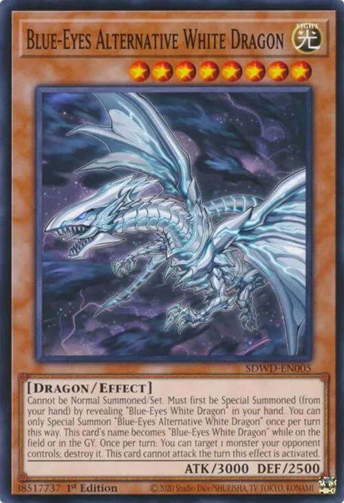 Blue-Eyes Alternative White Dragon - 1st Edition